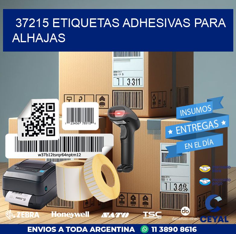 37215 ETIQUETAS ADHESIVAS PARA ALHAJAS