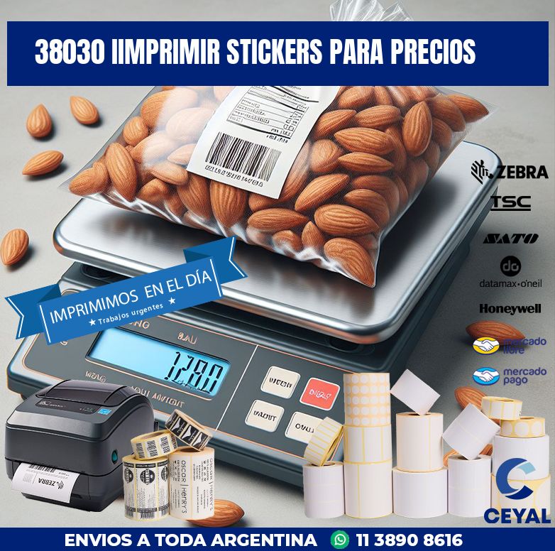 38030 IIMPRIMIR STICKERS PARA PRECIOS