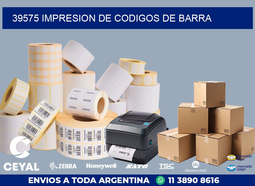 39575 IMPRESION DE CODIGOS DE BARRA