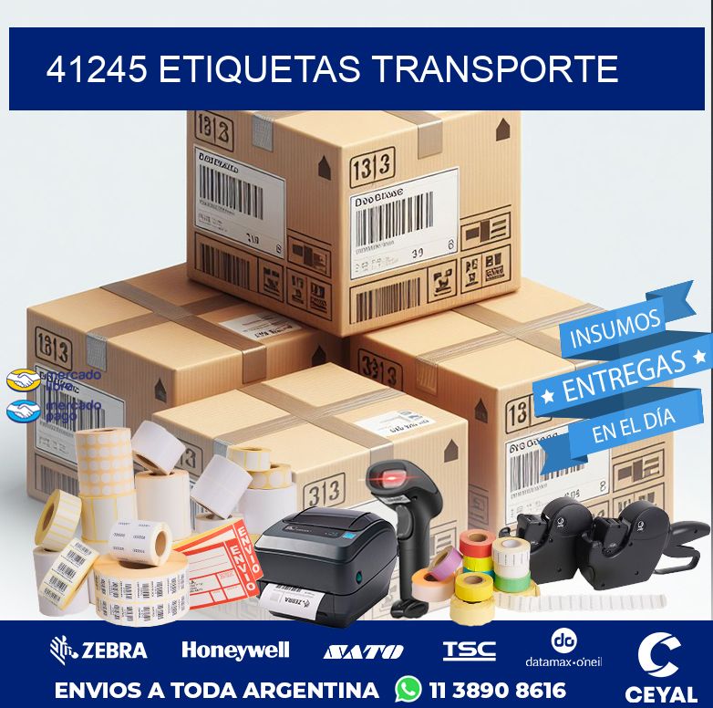 41245 ETIQUETAS TRANSPORTE