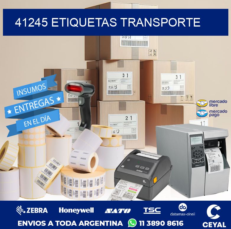 41245 ETIQUETAS TRANSPORTE
