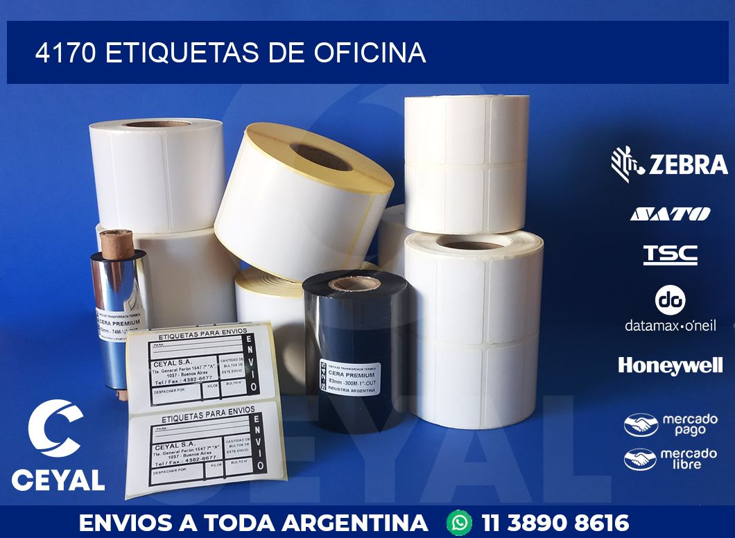 4170 ETIQUETAS DE OFICINA