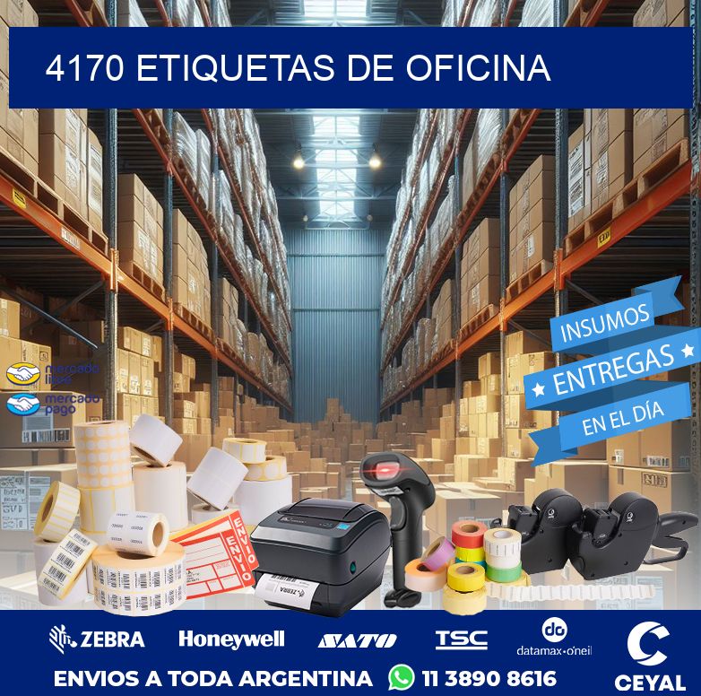 4170 ETIQUETAS DE OFICINA