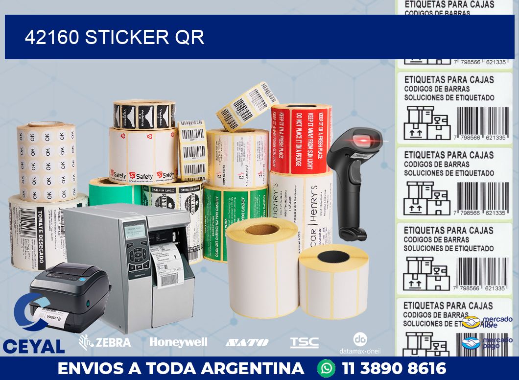 42160 STICKER QR