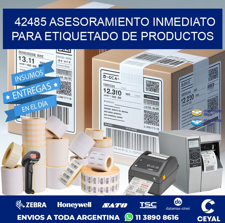 42485 ASESORAMIENTO INMEDIATO PARA ETIQUETADO DE PRODUCTOS