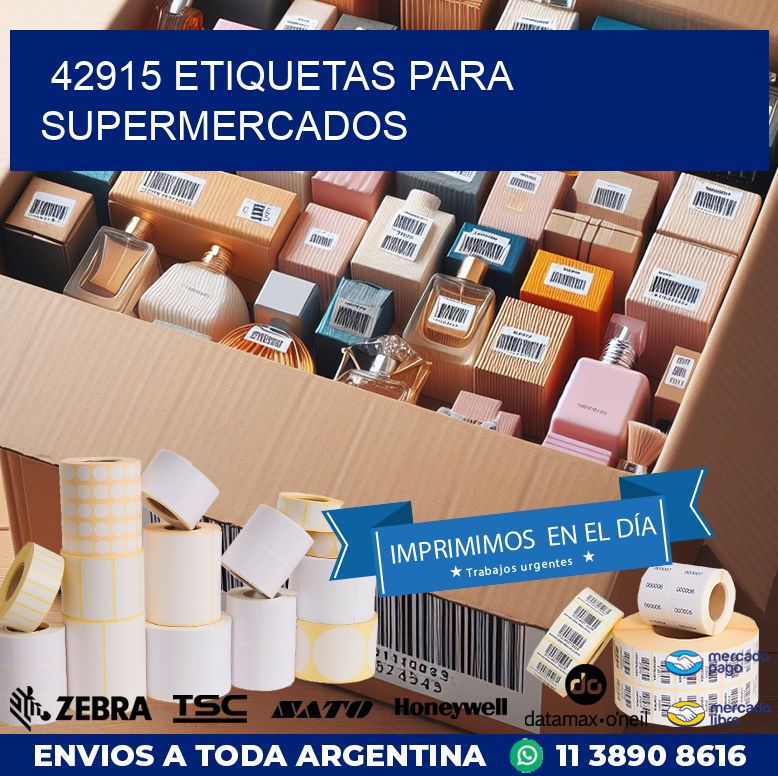 42915 ETIQUETAS PARA SUPERMERCADOS