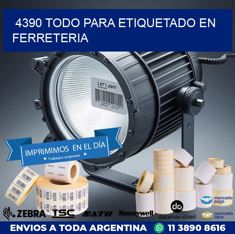 4390 TODO PARA ETIQUETADO EN FERRETERIA