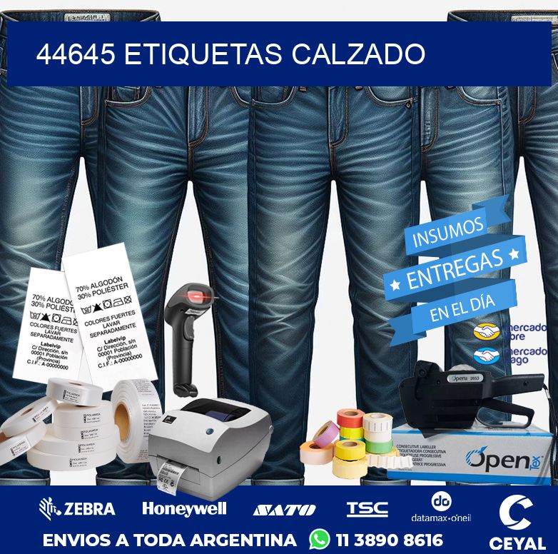 44645 ETIQUETAS CALZADO