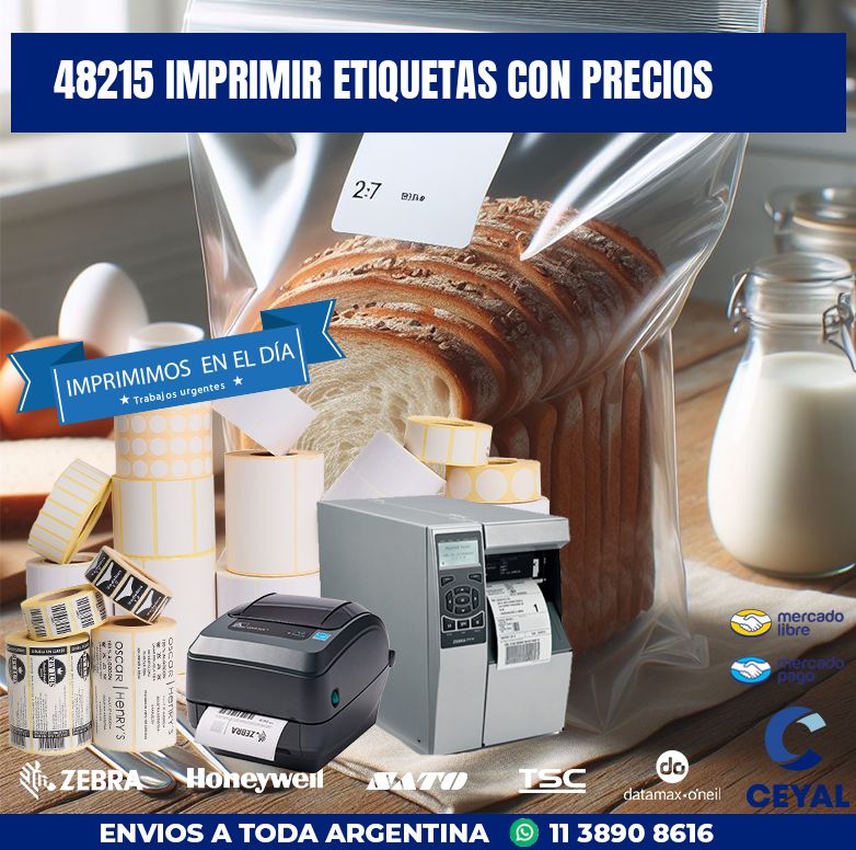 48215 IMPRIMIR ETIQUETAS CON PRECIOS