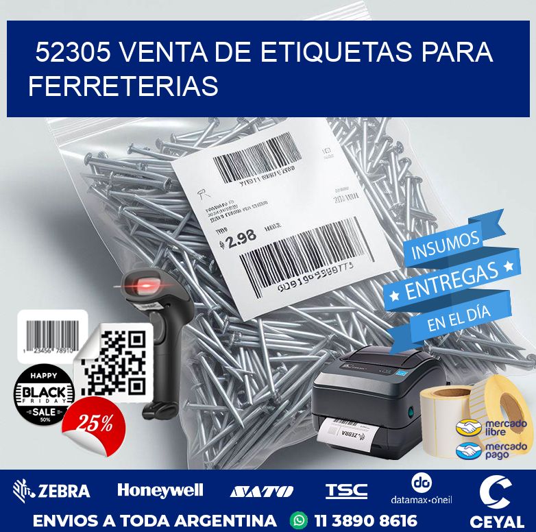 52305 VENTA DE ETIQUETAS PARA FERRETERIAS