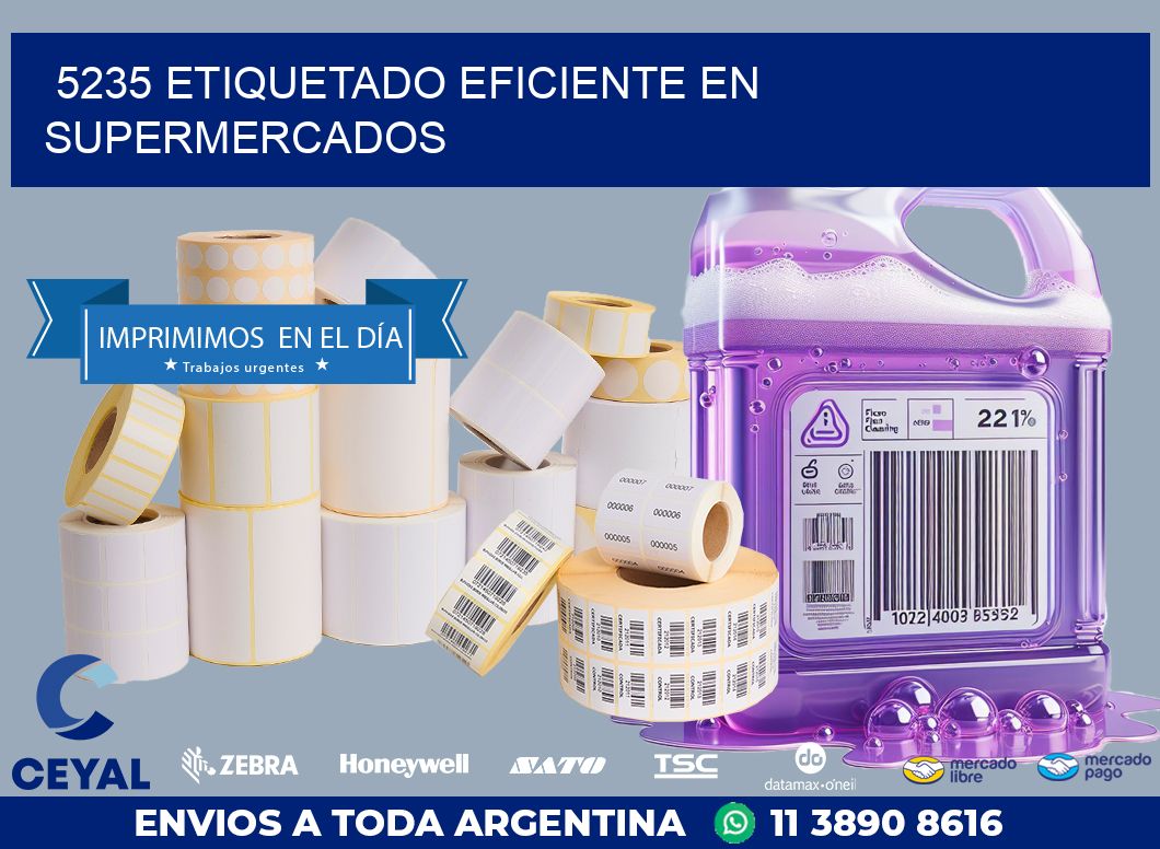 5235 ETIQUETADO EFICIENTE EN SUPERMERCADOS