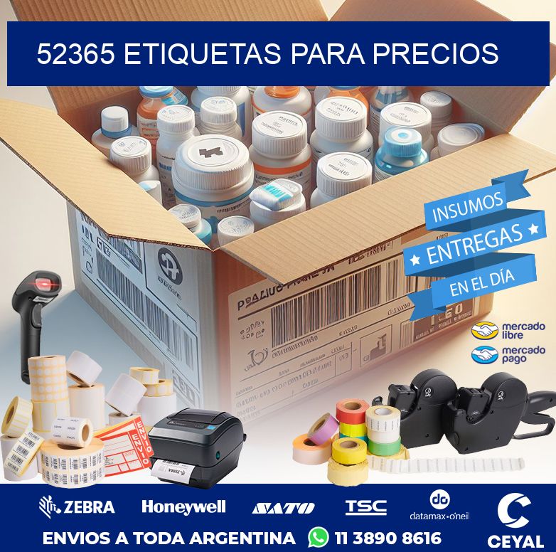 52365 ETIQUETAS PARA PRECIOS