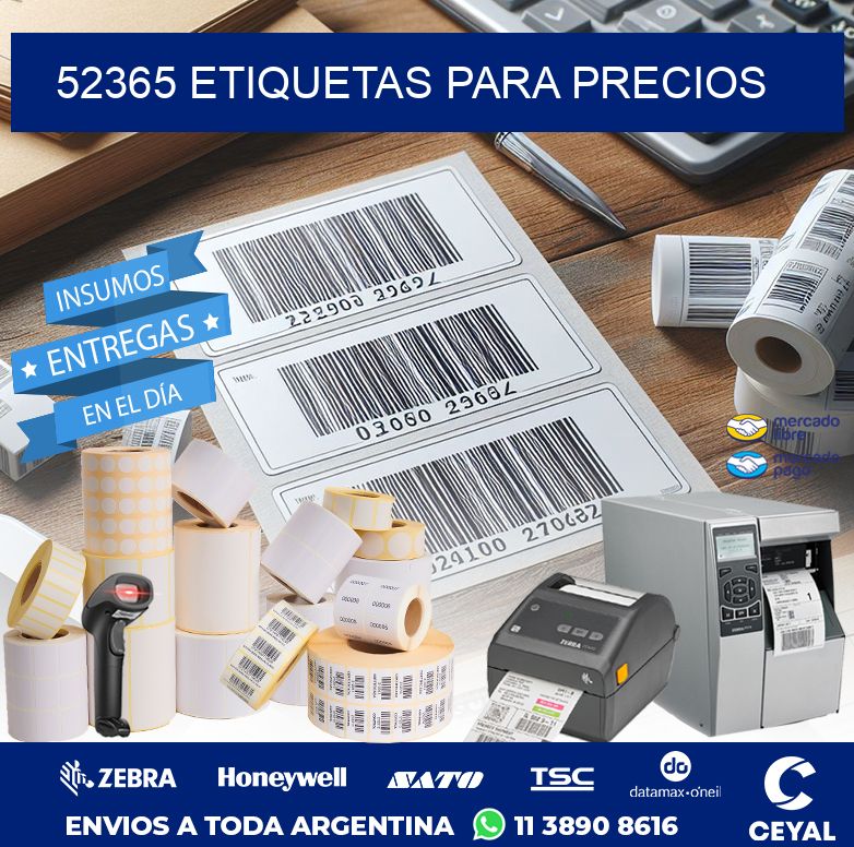 52365 ETIQUETAS PARA PRECIOS