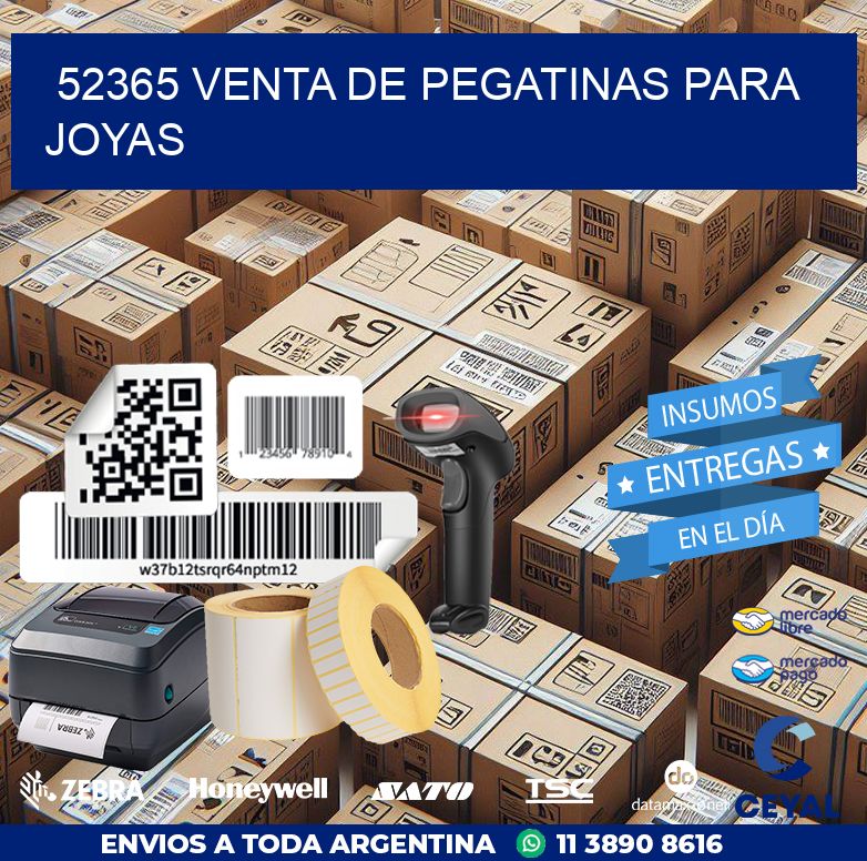 52365 VENTA DE PEGATINAS PARA JOYAS