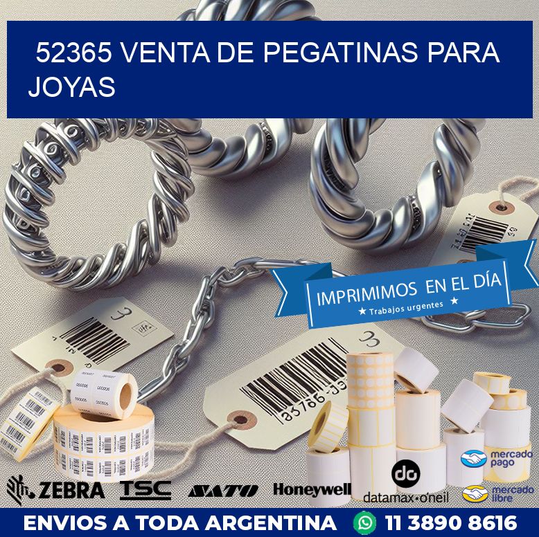52365 VENTA DE PEGATINAS PARA JOYAS