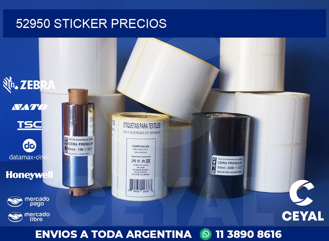 52950 STICKER PRECIOS