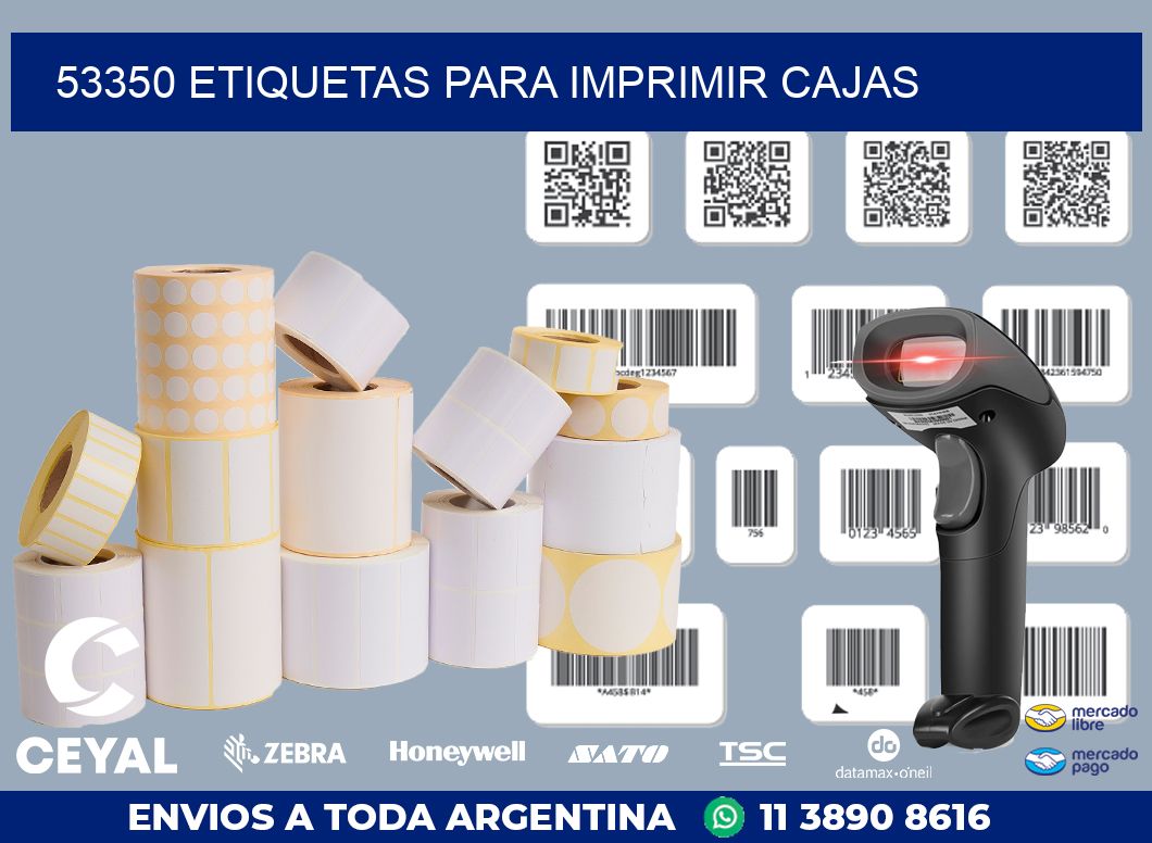 53350 ETIQUETAS PARA IMPRIMIR CAJAS