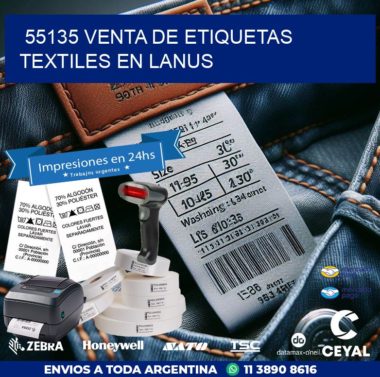 55135 VENTA DE ETIQUETAS TEXTILES EN LANUS