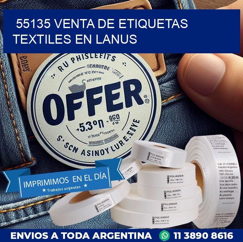 55135 VENTA DE ETIQUETAS TEXTILES EN LANUS