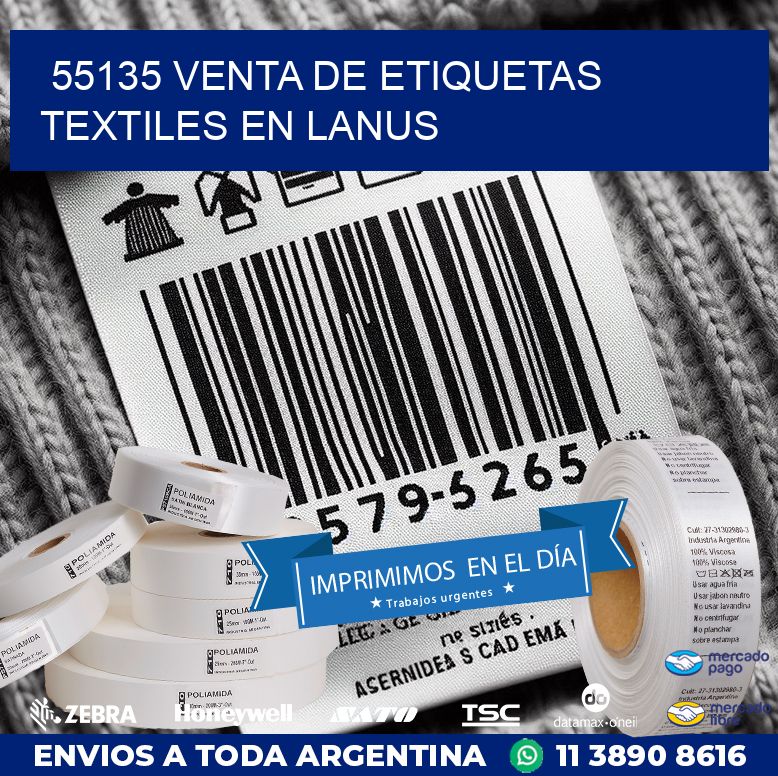 55135 VENTA DE ETIQUETAS TEXTILES EN LANUS