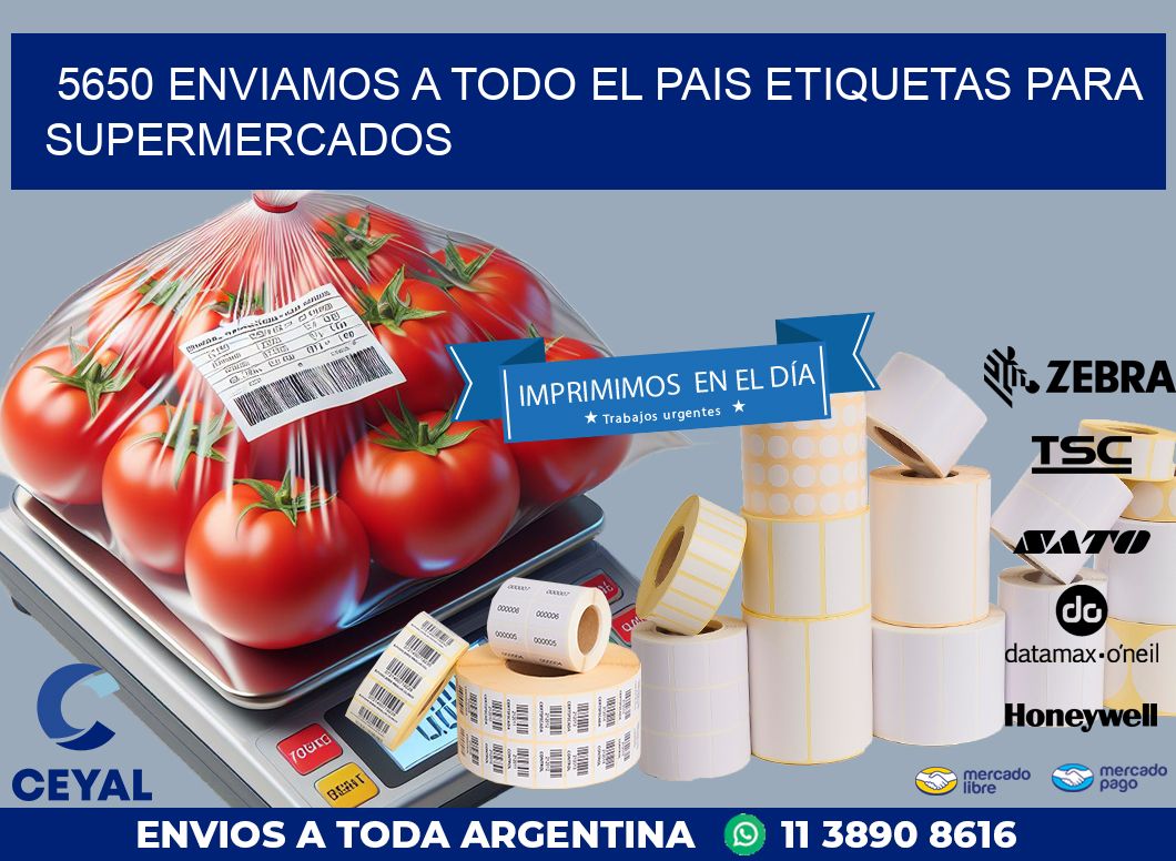 5650 ENVIAMOS A TODO EL PAIS ETIQUETAS PARA SUPERMERCADOS