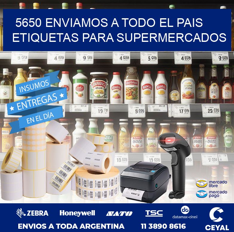 5650 ENVIAMOS A TODO EL PAIS ETIQUETAS PARA SUPERMERCADOS