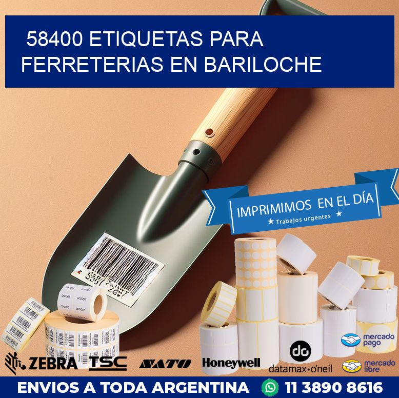 58400 ETIQUETAS PARA FERRETERIAS EN BARILOCHE