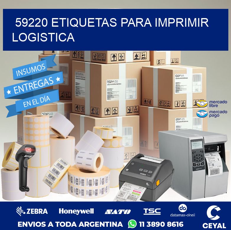 59220 ETIQUETAS PARA IMPRIMIR LOGISTICA