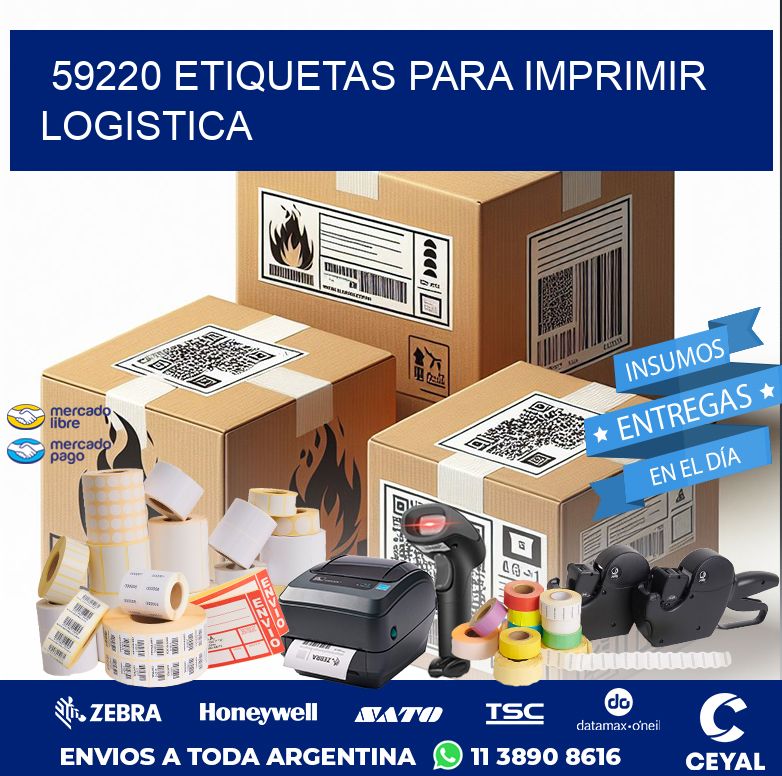 59220 ETIQUETAS PARA IMPRIMIR LOGISTICA