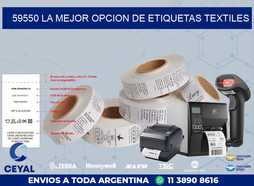 59550 LA MEJOR OPCION DE ETIQUETAS TEXTILES
