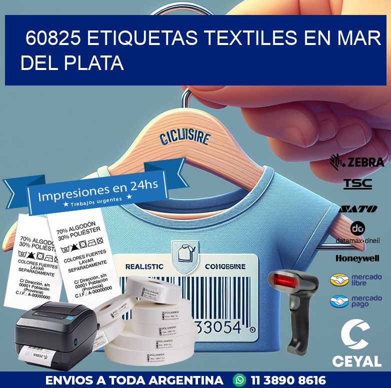 60825 ETIQUETAS TEXTILES EN MAR DEL PLATA