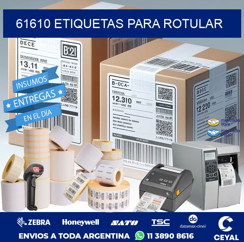 61610 ETIQUETAS PARA ROTULAR