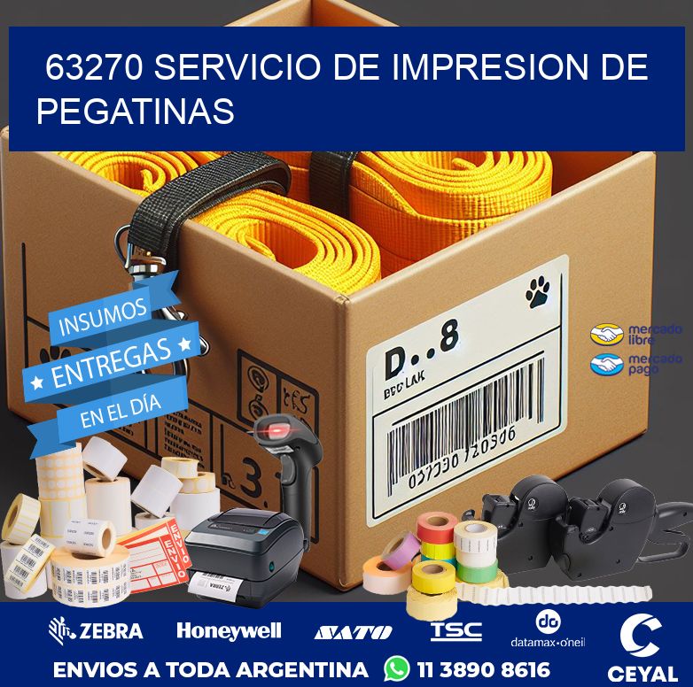 63270 SERVICIO DE IMPRESION DE PEGATINAS