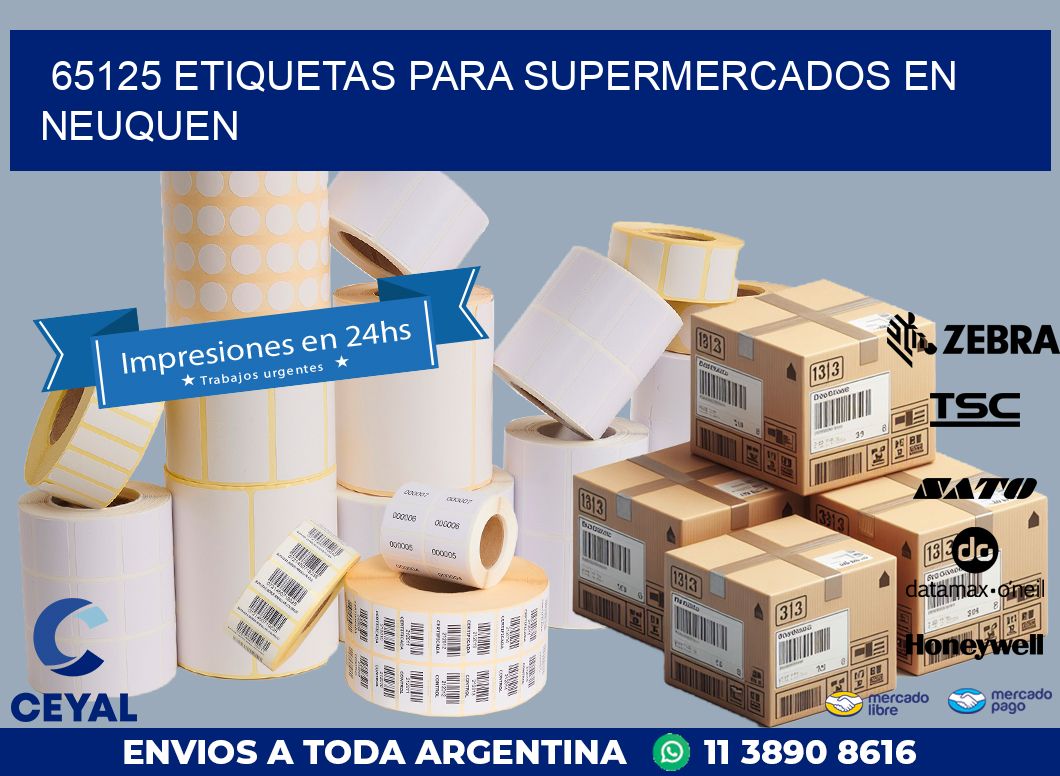 65125 ETIQUETAS PARA SUPERMERCADOS EN NEUQUEN