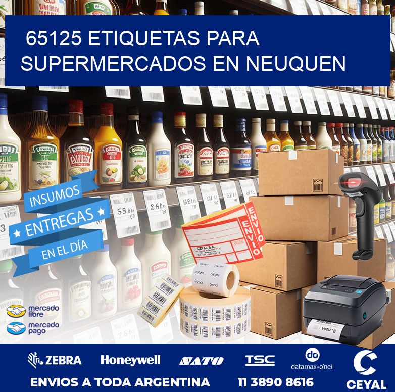 65125 ETIQUETAS PARA SUPERMERCADOS EN NEUQUEN