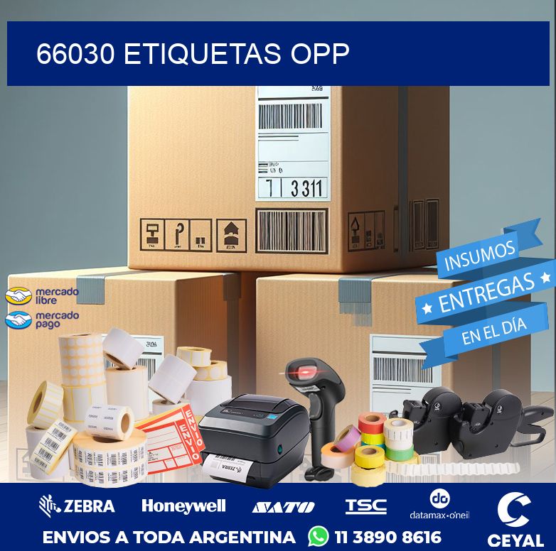 66030 ETIQUETAS OPP