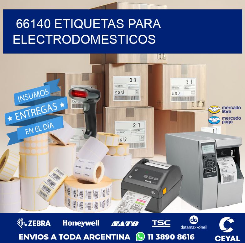 66140 ETIQUETAS PARA ELECTRODOMESTICOS