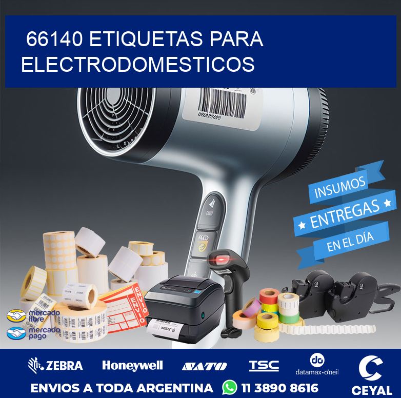 66140 ETIQUETAS PARA ELECTRODOMESTICOS