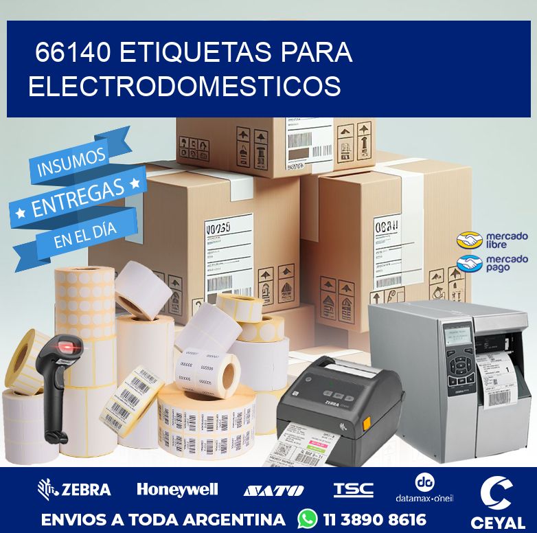 66140 ETIQUETAS PARA ELECTRODOMESTICOS