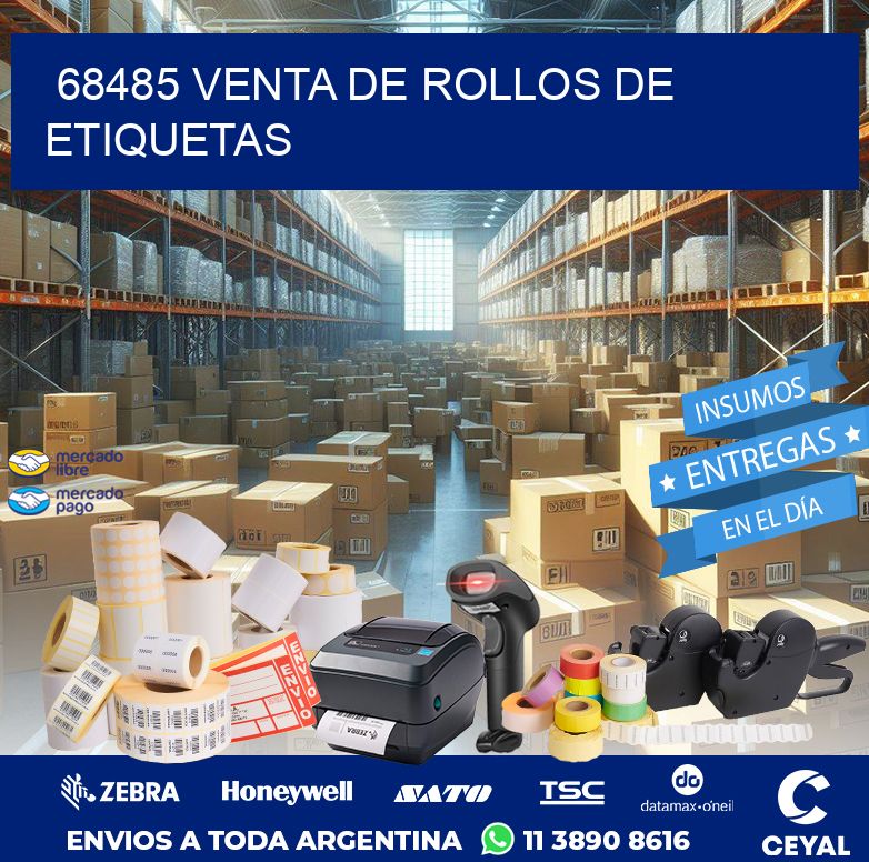 68485 VENTA DE ROLLOS DE ETIQUETAS