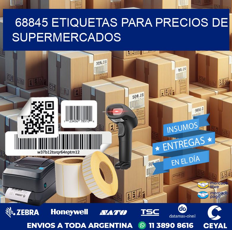 68845 ETIQUETAS PARA PRECIOS DE SUPERMERCADOS