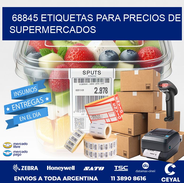 68845 ETIQUETAS PARA PRECIOS DE SUPERMERCADOS