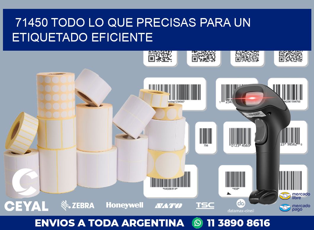 71450 TODO LO QUE PRECISAS PARA UN ETIQUETADO EFICIENTE