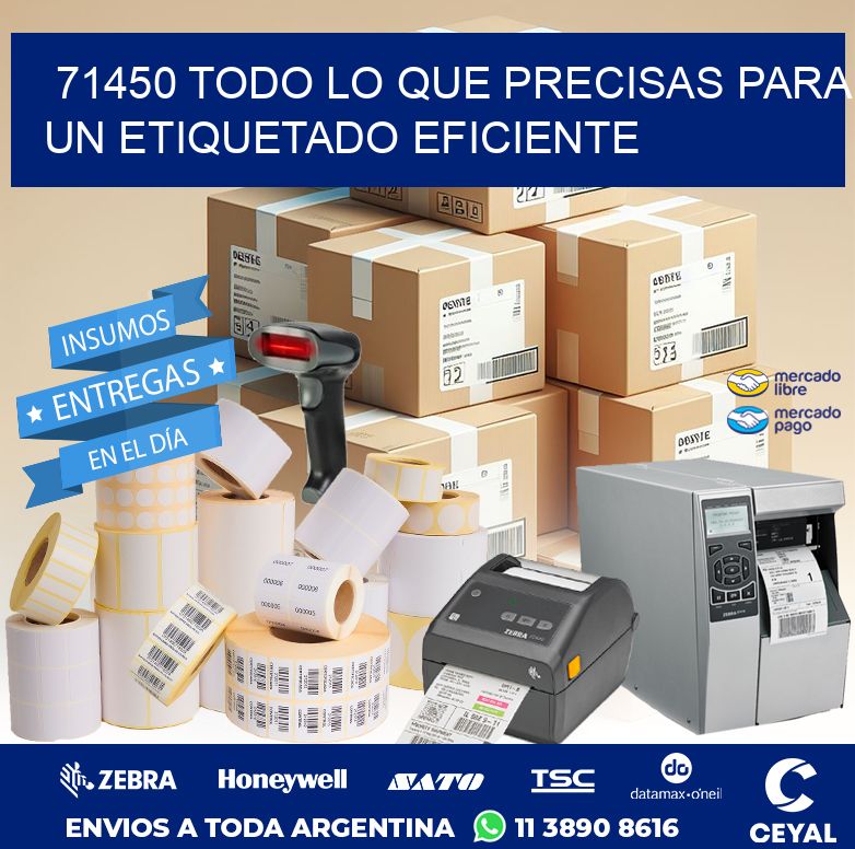 71450 TODO LO QUE PRECISAS PARA UN ETIQUETADO EFICIENTE