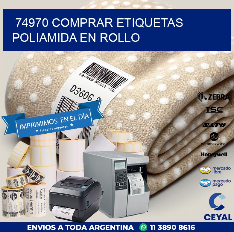 74970 COMPRAR ETIQUETAS POLIAMIDA EN ROLLO