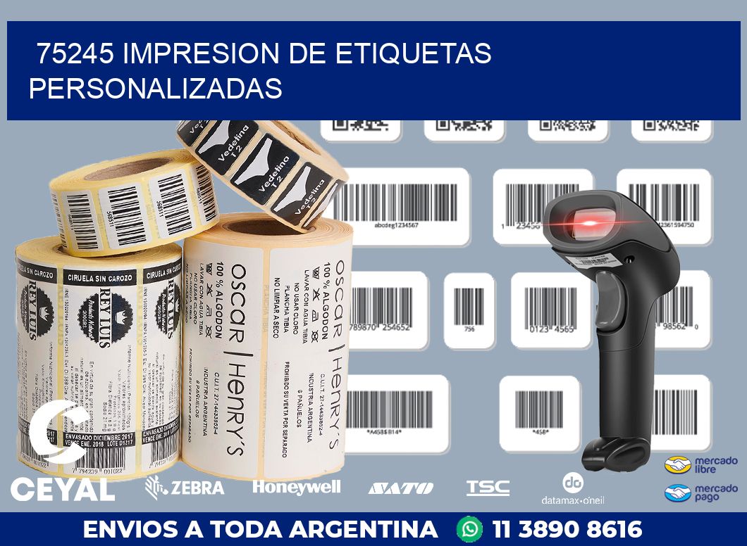 75245 IMPRESION DE ETIQUETAS PERSONALIZADAS