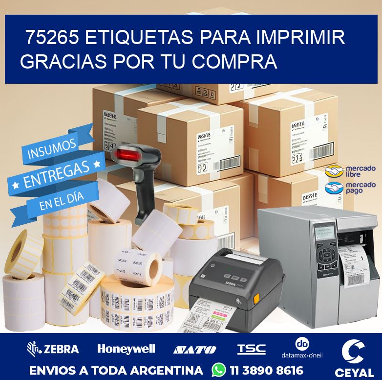 75265 ETIQUETAS PARA IMPRIMIR GRACIAS POR TU COMPRA