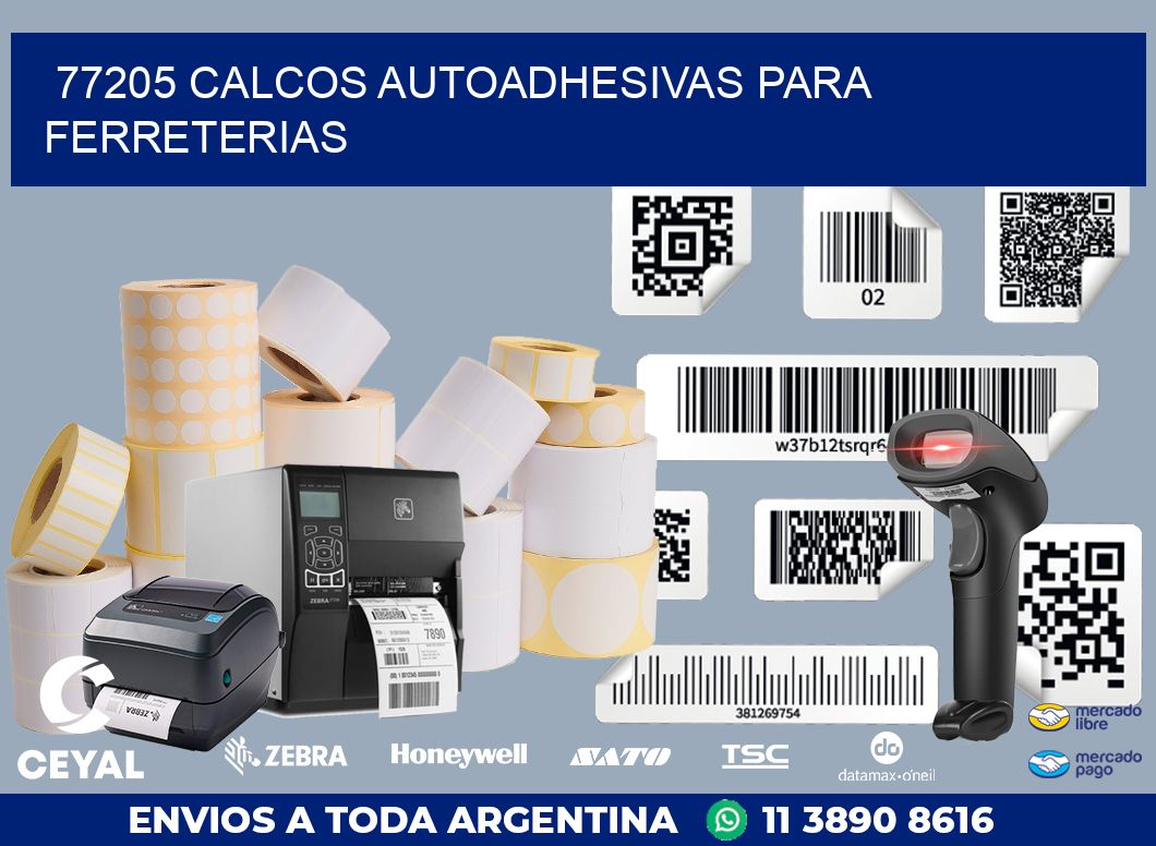 77205 CALCOS AUTOADHESIVAS PARA FERRETERIAS