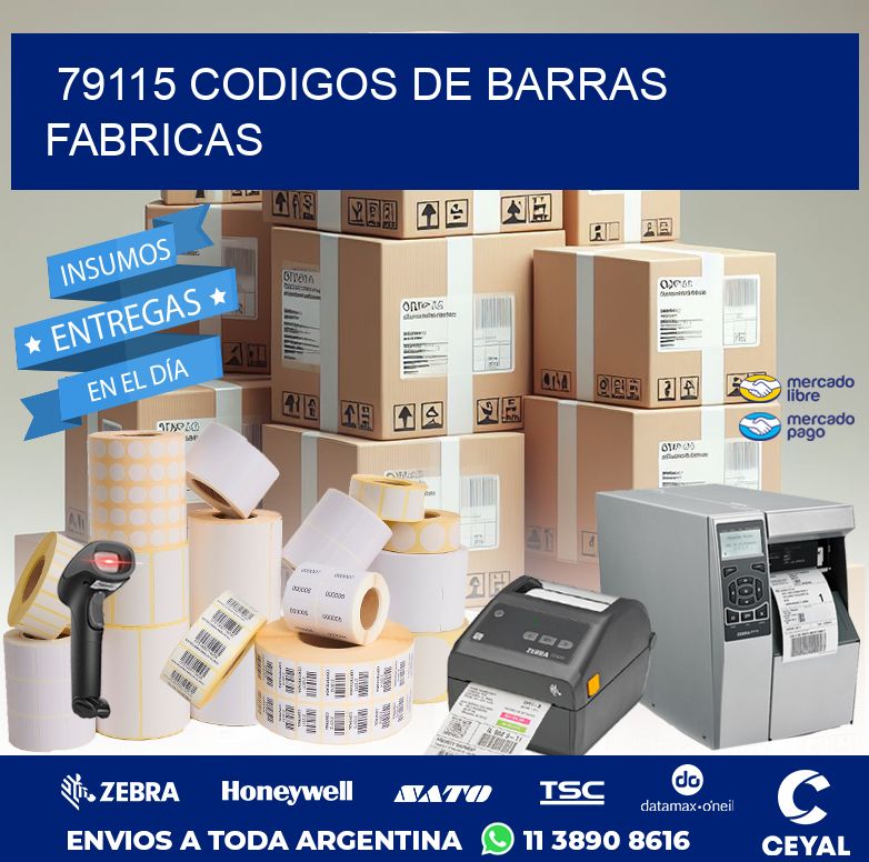 79115 CODIGOS DE BARRAS FABRICAS