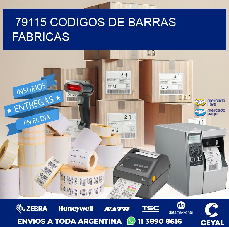 79115 CODIGOS DE BARRAS FABRICAS